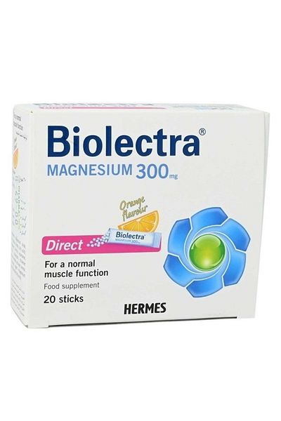 Hermes Biolectra Magnesium 300 Mg Direct 20 Sticks