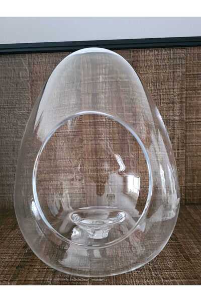 Genel Markalar Teraryum Yumurta Boş Cam Fanus Ev Ofis Dekorasyon Hediyelik Mi...