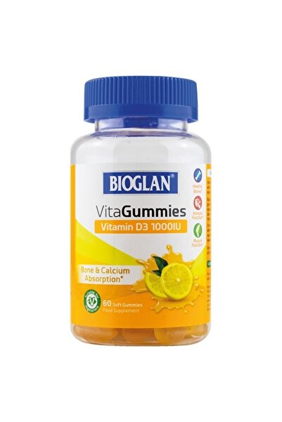 BIOGLAN فيتاجومي فيتامين د3 1000 وحدة دولية 60 إس