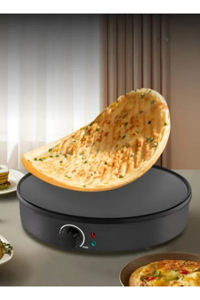 Denx صينية خبز كهربائية غير لاصقة باللون الأسود Dx2032