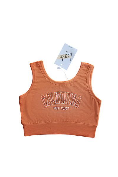 Leydukids Children's Crop Printed 100% Cotton