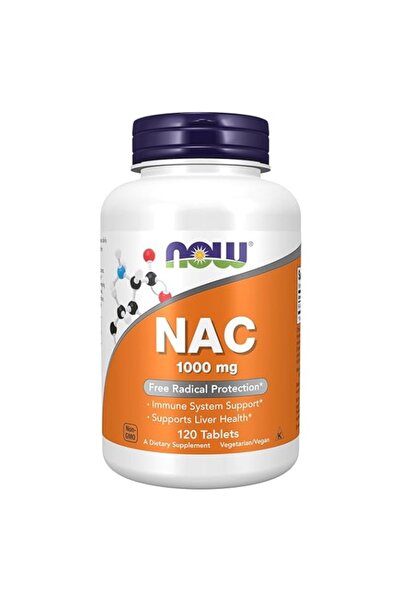 Now Nac Acetyl Cysteine 1000Mg 120 Tabs