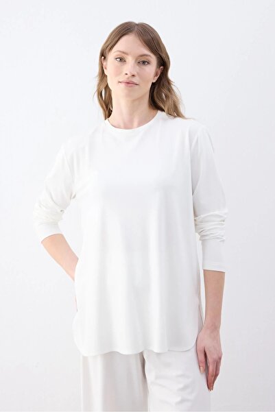 Cloche TİRİL UZUN KOLLU TİŞÖRT