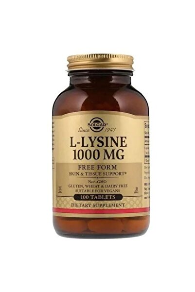 Solgar أقراص L لايسين 1000 ملغ 100 قرص