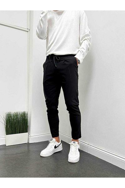 MODA Plissed Imported Fabric Slim Pants