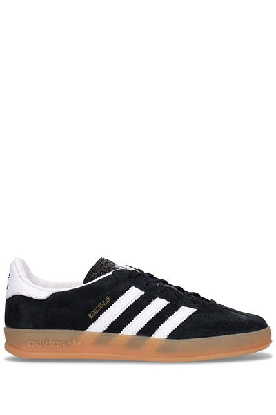 adidas Gazelle Indoor Mens Casual Trainers in Black White