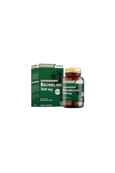 Nutraxin Bromelain 500Mg  60 Tablets