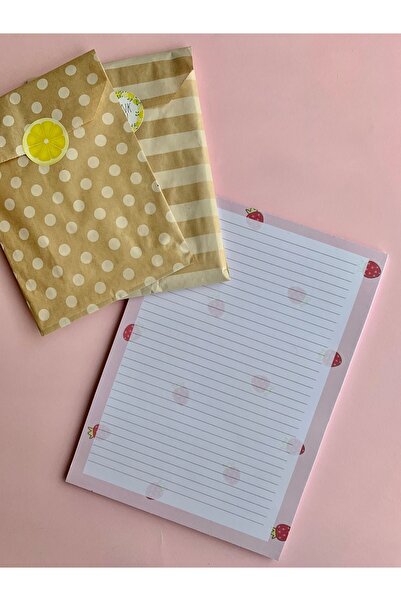 PEONY DESIGN A5 Boyutlu Çilek Temalı Bloknot,notepad,memopad,yapılacak Listes...
