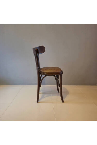 KleinHaus Furniture Tonet Ahşap Sandalye, Masif Gürgen Ahşap, Değiştirebilir Kumaş ve Renk