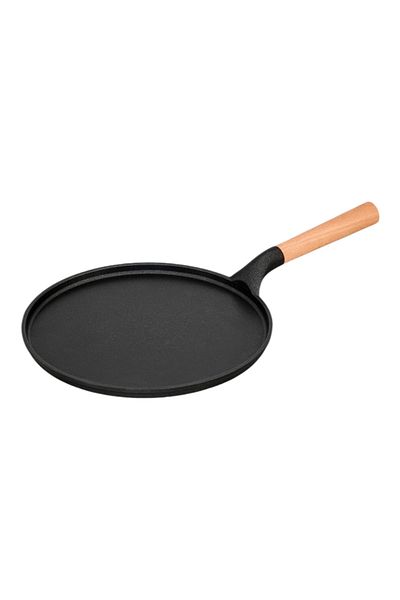 SAFİR 28 cm Sapphire Diamond Cast Handle - Broken Usable Wood Field Oven Applicator