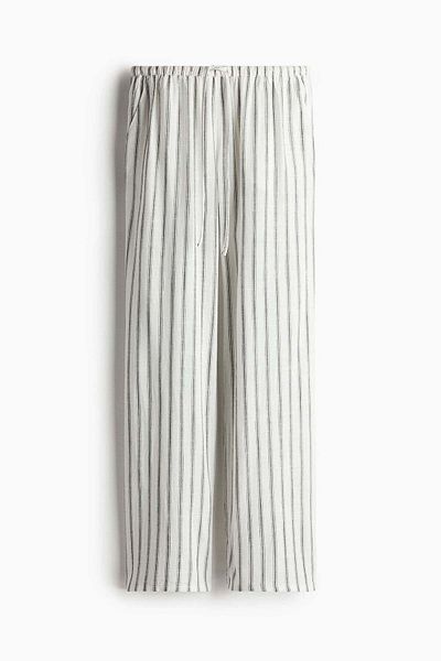 H&M Straight drawstring trousers