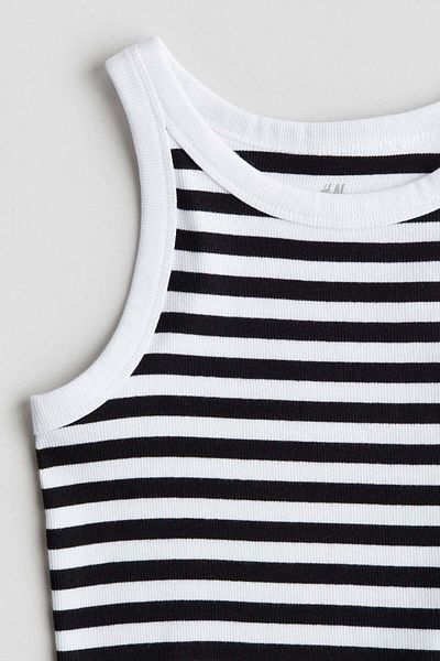 H&M Ribbed Cotton Vest Top