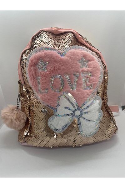 ALFA AKSESUAR 03 big size girls' bag with love writing