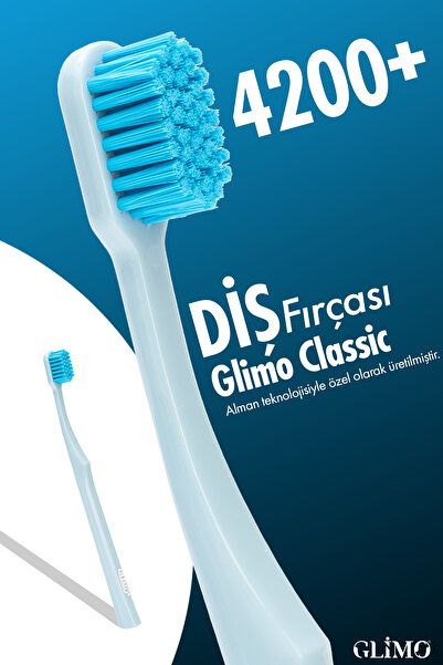 Glimo Classic 4200 Diş Fırçası, Hassas Diş Eti Dostu, Ultra Yumuşak Kıl,diş E...