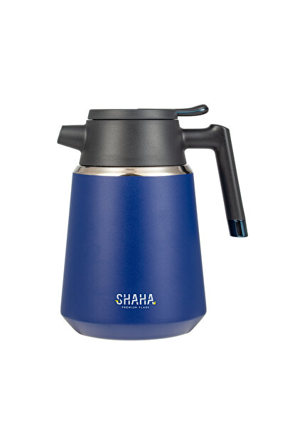 SHAHA STAINLESS STEEL V. FLASK 1.8L DECORATION BLUE