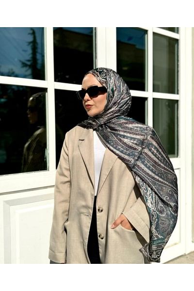 Butik Γυναικείο Νέο Σεζόν Ethnic Pattern Idol Silk Γυαλιστερό σάλι