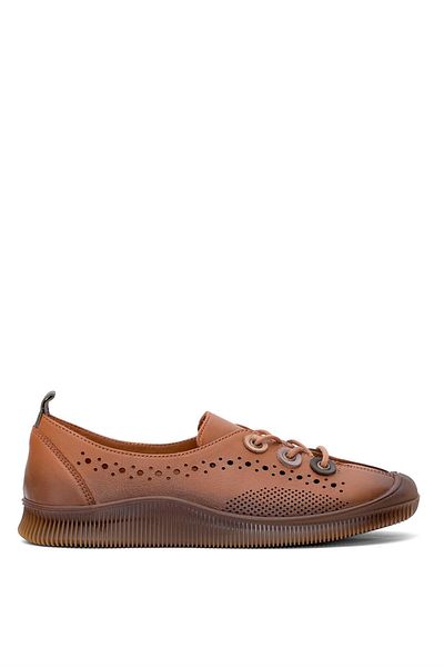 Venüs Pantofi de damă din piele naturală, cafeniu 2413512 Y