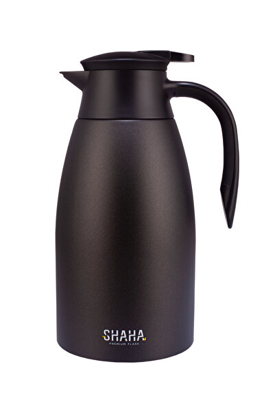 SHAHA STAINLESS STEEL V.FLASK 2L BLACK