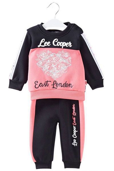 Lee Cooper Trening Fete Lee Cooper model LC11294, Negru/Rosu, 3 luni