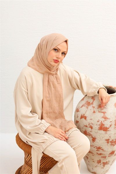 Melodi Scarf Σκούρο λιλά σάλι από μπαμπού