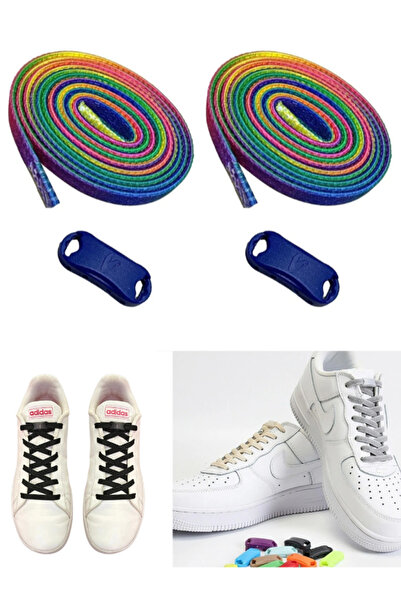 Shoes Comfort Pratik Bağlanmayan Akıllı Bağcık , Lastikli Esnek Yeni Nesil ,S...