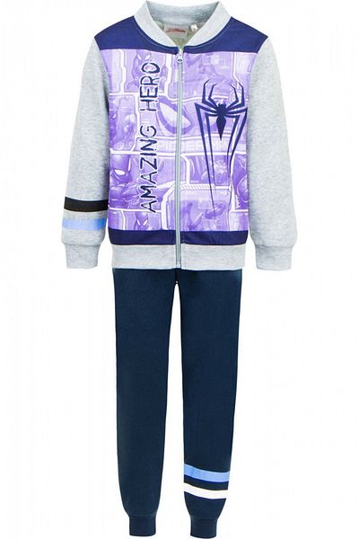 SPIDERMAN Boys' Spiderman tracksuit TH1309, Grey 4 years