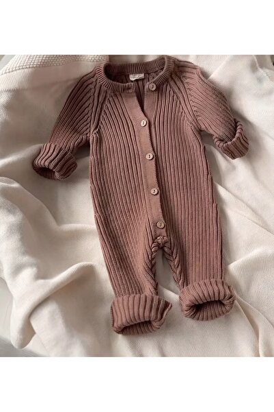 Nipperland %100 Organik Pamuklu Gots Güvenlik Sertifikalı Unisex Fitilli Tulum