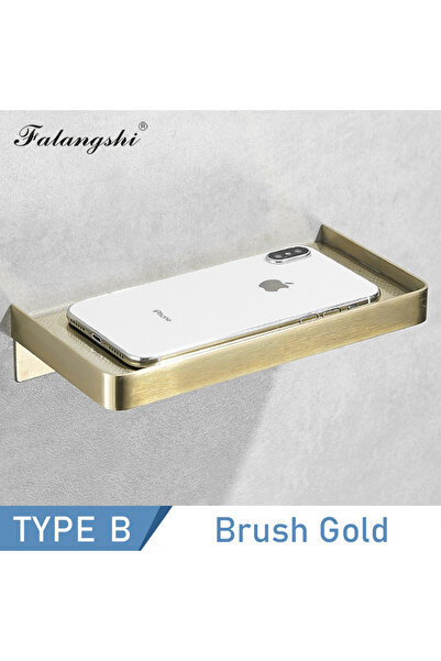 Choice رف حمام من الفولاذ المقاوم للصدأ مثبت على الحائط مع حامل هاتف من Falan...