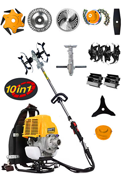 Eisenn Germany 10 In 1 Es-701 Magnatec Motor Sırt Tipi Tırpan Toprak Eşeleme ...