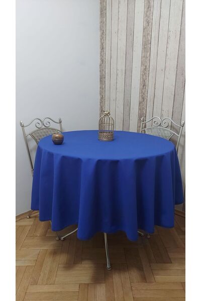 gonk Round, Solid Color, Duck (Liquid Pusher, Stain Proof) Fabric, Tablecloth