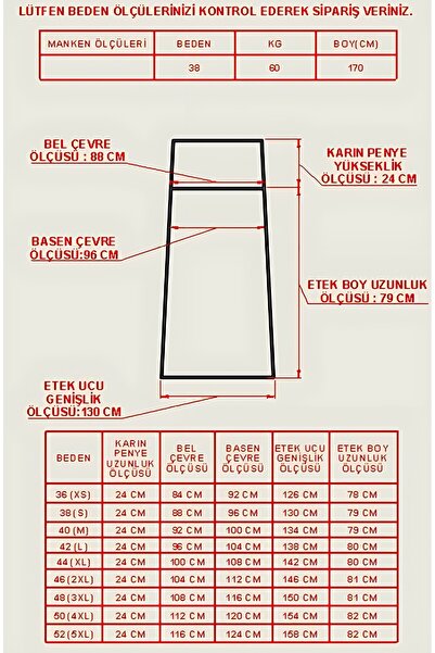 MODA Hamile Giyim Bel Ayarlanabilir Çan Kesim Kumaş Etek