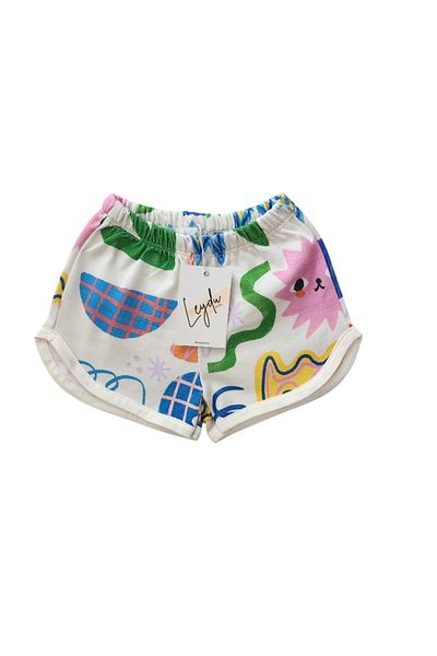 Leydukids Girl's Printed Minnie Baby Shorts