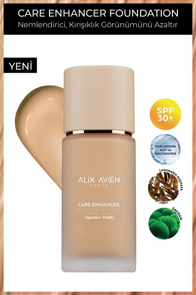 Alix Avien Anti-Wrinkle Moisturizing Spf30 Bright Finish Foundation - Care Enhancer 812 Soft Peach