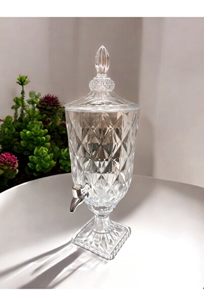 Ayoba Cam Sebil 3 LT Musluklu Şerbetlik - Parti Damacanası - Meşrubatlık