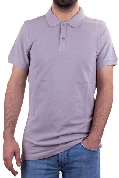 Twister Jeans Ανδρικό μπλουζάκι με γιακά πόλο - 2277cc Γκρι