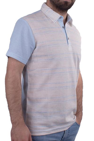 Twister Jeans Μοντέλο 2281cn - Ανδρικό μπλουζάκι με γιακά μπλε πόλο