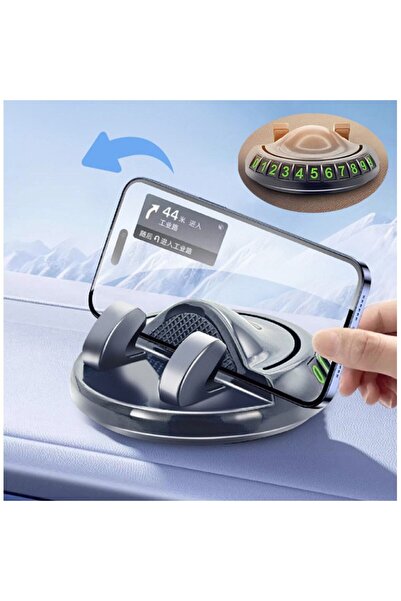Vitastyle 360° Dönebilen Yapışkanlı Numaratörlü Araç Telefon Tutucu