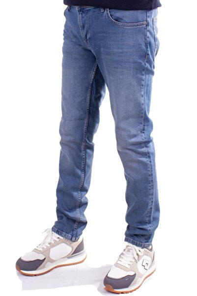 Twister Jeans Twister Panama 727C Mavi Düşük Bel Dar Paça Erkek Jeans Pantolon