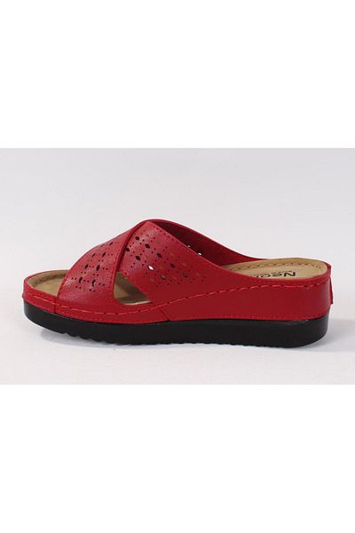 DAGOSTER Dza37-3025 Red Daily Orthopedic Women's Slippers