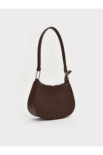 LC Waikiki LCW ACCESSORIES Γυναικεία τσάντα μπαγκέτας Leather Look