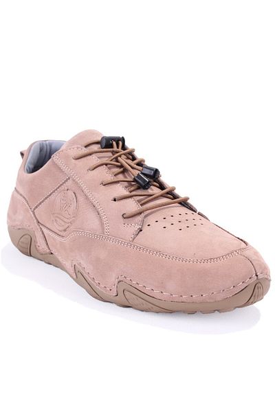 DAGOSTER DMA77-362 Sand Nubuck Orthopedic Casual Ανδρικά Δερμάτινα Παπούτσια