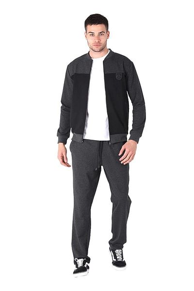 FantaziAtölyesi D's Damat 1502 Men's Tracksuit Set - Gray - L