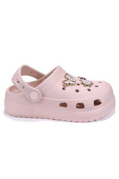 DAGOSTER Dja75-205 Ecru Stone Orthopedic Daily Girl's Cross Sports Slippers