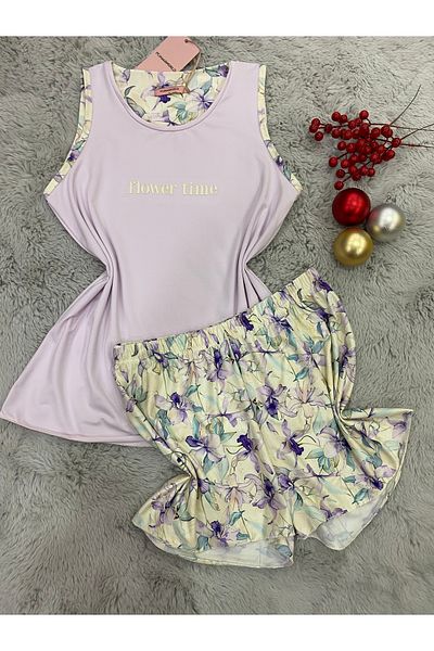 pijamaworld Thick Strap Shorts Pajama Set