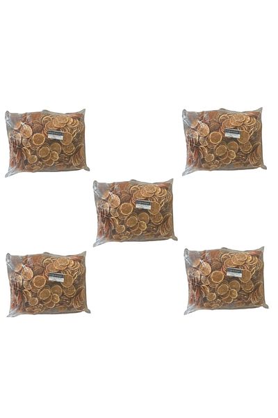 Anamour Natural Orange Chips - Sugar-Free Dry Fruit Crispies (5 Pieces of 1kg)