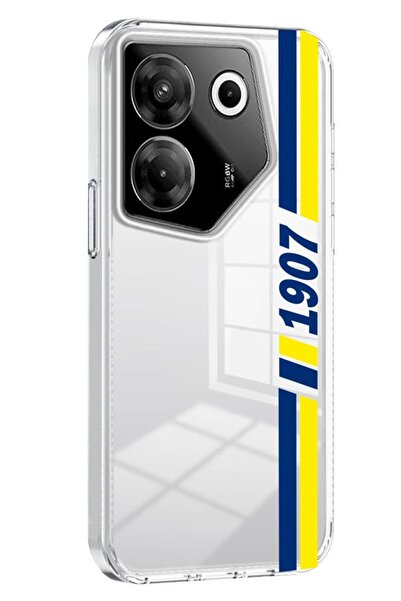 3GEN CASE Tecno camon 20 pro 5g compatible transparent silicone case with fan pattern