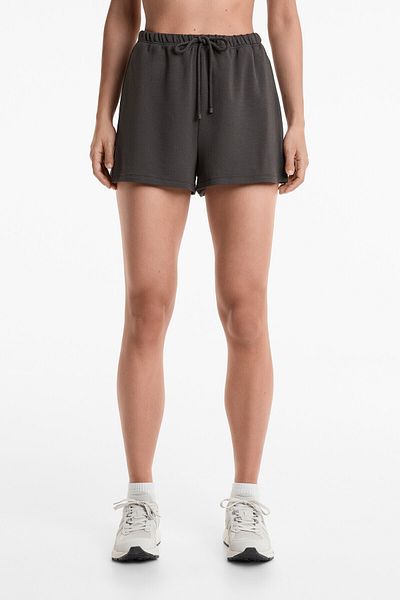 Oysho Wide-leg shorts with cotton and modal