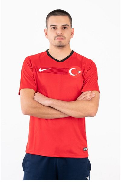 Nike Turkey Red Stadium Jersey Euro 2018