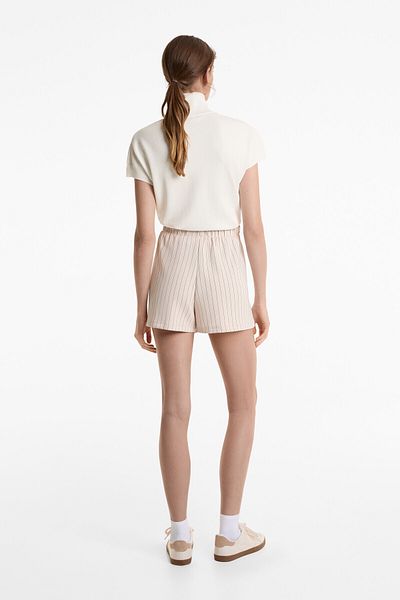 Oysho Soft Touch tie shorts with modal