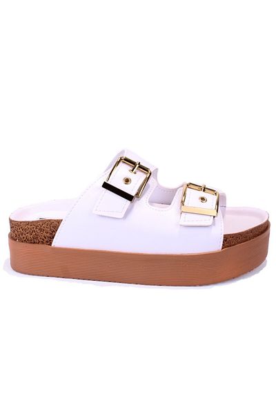 DAGOSTER DZA07-89023 Papuci albi ortopedici pentru sport zilnic pentru femei